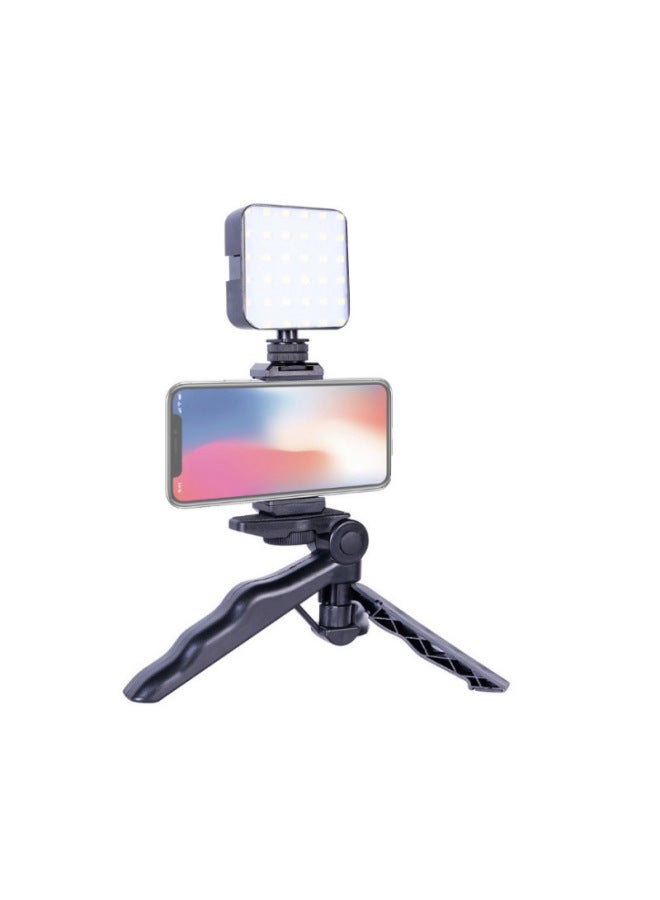 إسكدنيا بقعة مؤتمر فيديو سطح المكتب ملء الضوء البث عبر الإنترنت منتجات LED التصوير الفوتوغرافي ضوء RGB المحمولة ملء الضوء اللون: 49 مصباح ثنائي اللون (البطارية) - Image 5