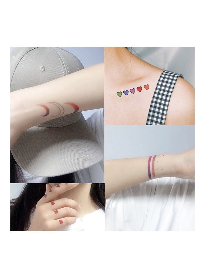 NIBEMINENT 82-Piece Waterproof Temporary Tattoo Sticker Set - Image 2