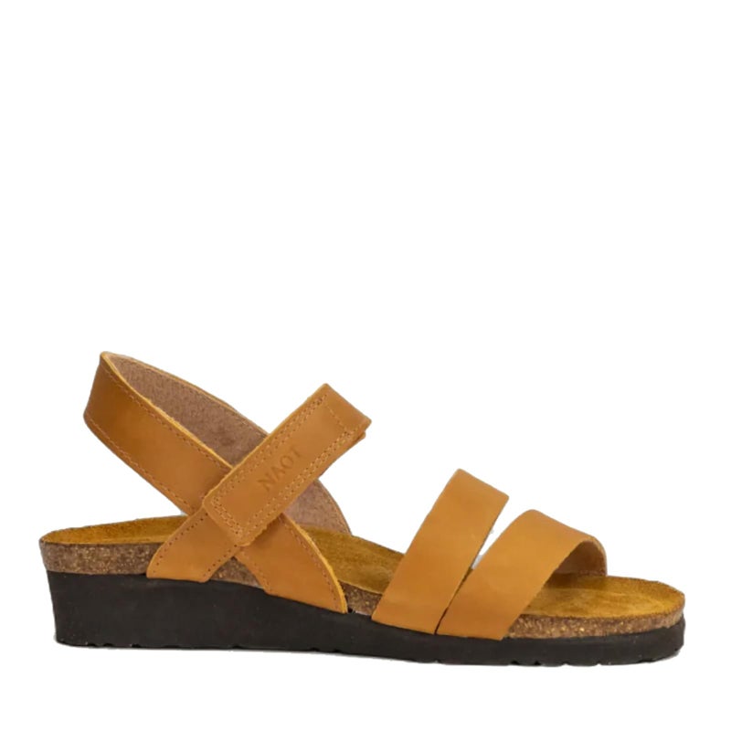 NAOT Kayla Women's Sandals â€“ 3-Strap Support with Backstrap, Cork-Latex Footbed, Arch Support â€“ Comfortable for All-Day Walking Oily Dune Nubuck 6-6.5 N-M US - Image 2