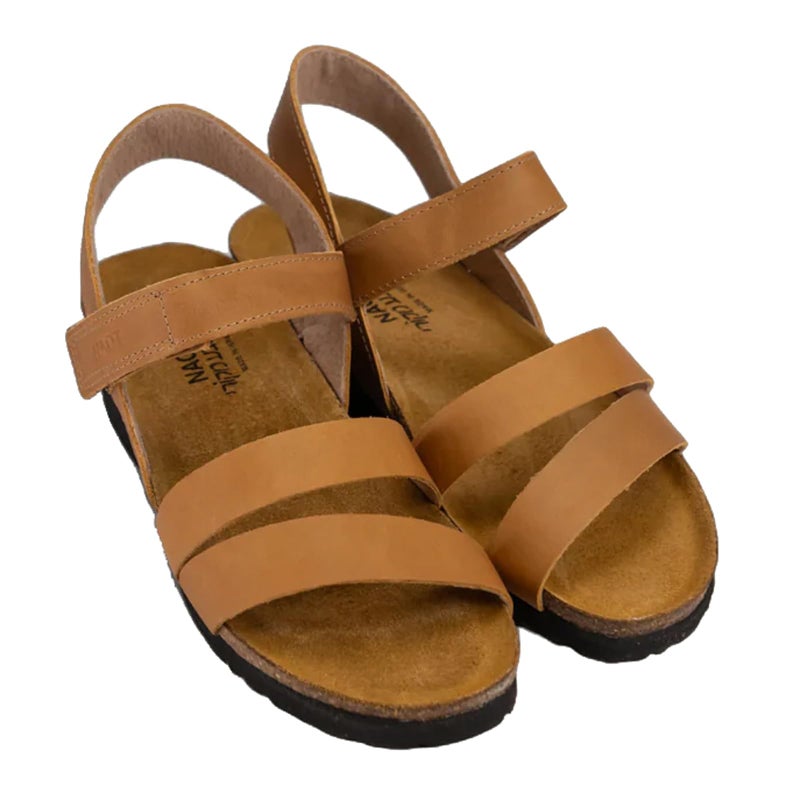 NAOT Kayla Women's Sandals â€“ 3-Strap Support with Backstrap, Cork-Latex Footbed, Arch Support â€“ Comfortable for All-Day Walking Oily Dune Nubuck 6-6.5 N-M US - Image 5