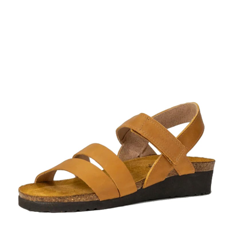 NAOT Kayla Women's Sandals â€“ 3-Strap Support with Backstrap, Cork-Latex Footbed, Arch Support â€“ Comfortable for All-Day Walking Oily Dune Nubuck 6-6.5 N-M US - Image 1