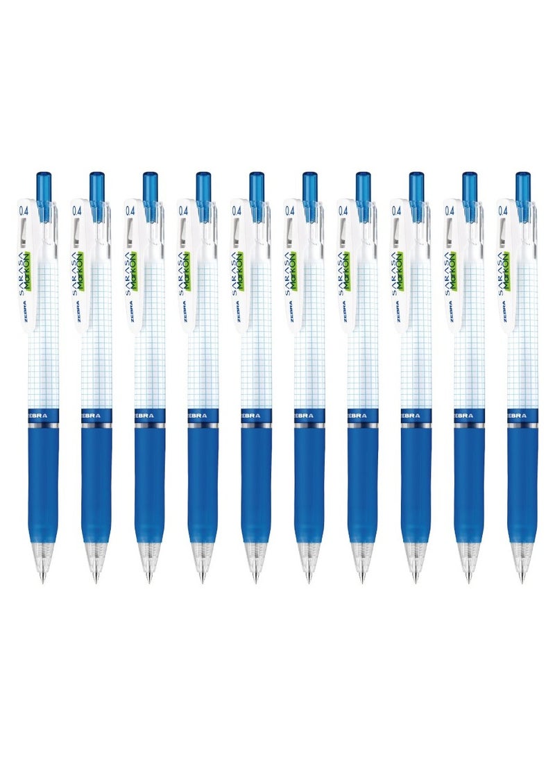Zebra Sarasa Markon Gel Ballpoint Pen 0.5 Blue 10 Pieces