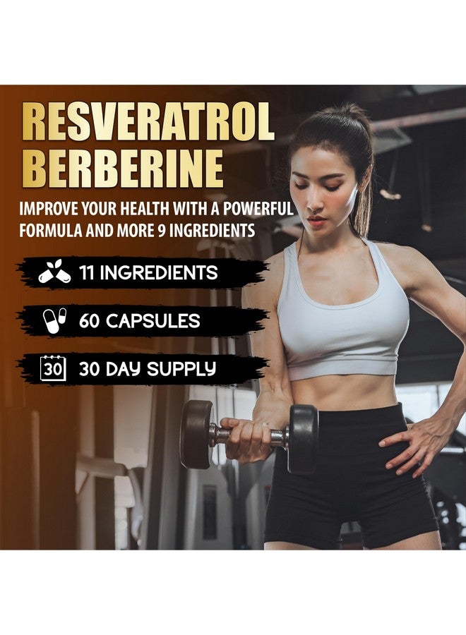 BMVINVOL BMVINVOL Resveratrol Supplement | Berberine, Quercetin, Grape, N-Acetyl Cysteine NAD Supplement for Antioxidant & Anti-Aging Support - Image 2