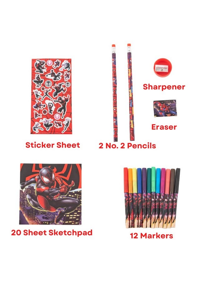 Innovative Designs Marvel Spiderman Color And Roll Activity Set With Carrying Case Stickers & Art Supplies - Image 3