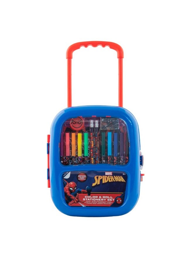 Innovative Designs Marvel Spiderman Color And Roll Activity Set With Carrying Case Stickers & Art Supplies - Image 4
