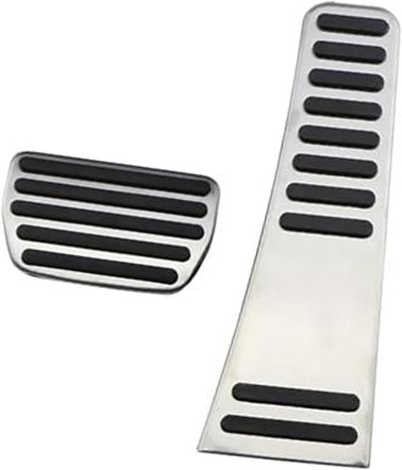 QASULER Stainless Steel Foot Pedal Covers for Volvo - Image 1