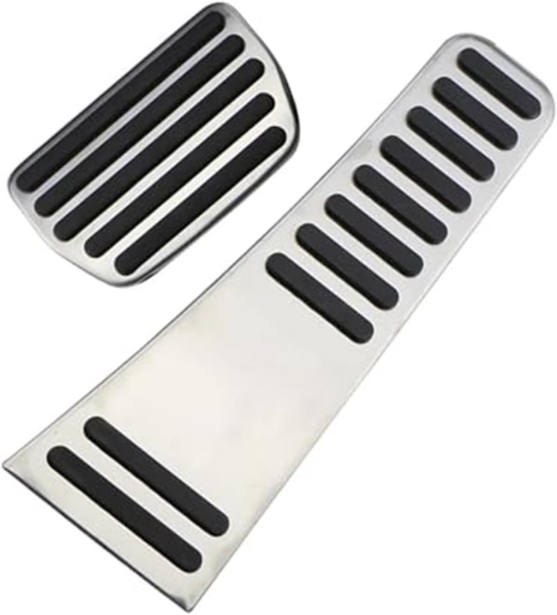 QASULER Stainless Steel Foot Pedal Covers for Volvo - Image 2