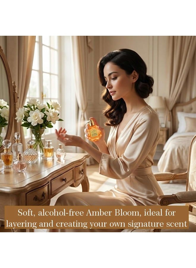 Zoha , Amber Bloom Perfume for Women and Men, Alcohol-Free Hypoallergenic Vegan Fragrance Oil Roll-On - Image 5