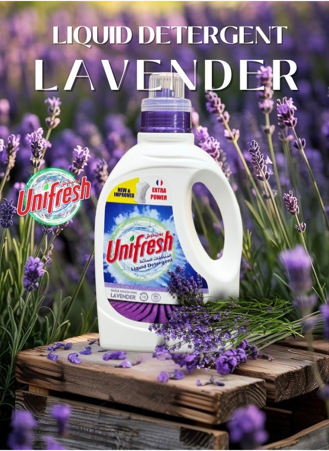 Unifresh Unifresh Liquid Detergent Lavender - 2L | Powerful, Fresh Scent, High Efficiency for All Fabrics, Anti-Bacterial, Eco-Friendly  - Image 3