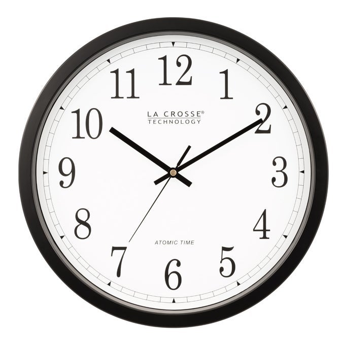 WALL CLOCK PLASTIC 14INCH DIA WT3143A WT3143AINT
