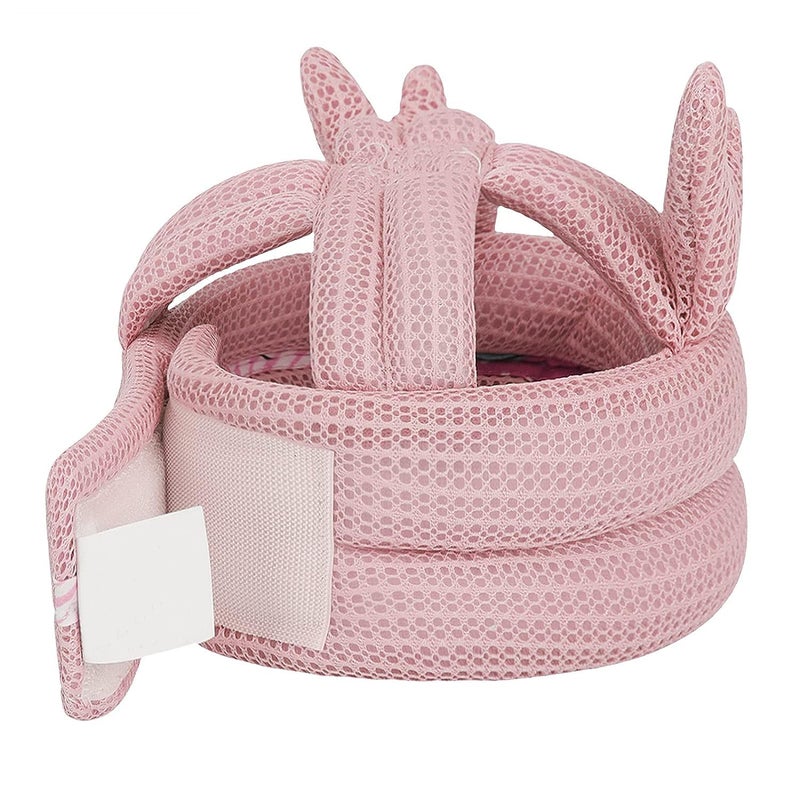 BABIES BLOOM Baby Pink Bear Style Baby Helmet, Soft Safety Head Guard for Infants, Adjustable Size (43-56 cm), Anti-Fall, Anti-Collision, for Baby (6-36 M) (Multicolor Pink) - Image 5