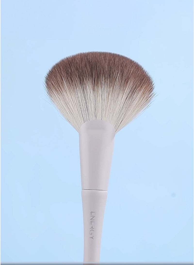 إينرجي مجموعة فراشي مكياج ENERGY ستارلايت 12 قطعة بشعيرات ناعمة صناعية لمكياج كامل احترافي - Image 2