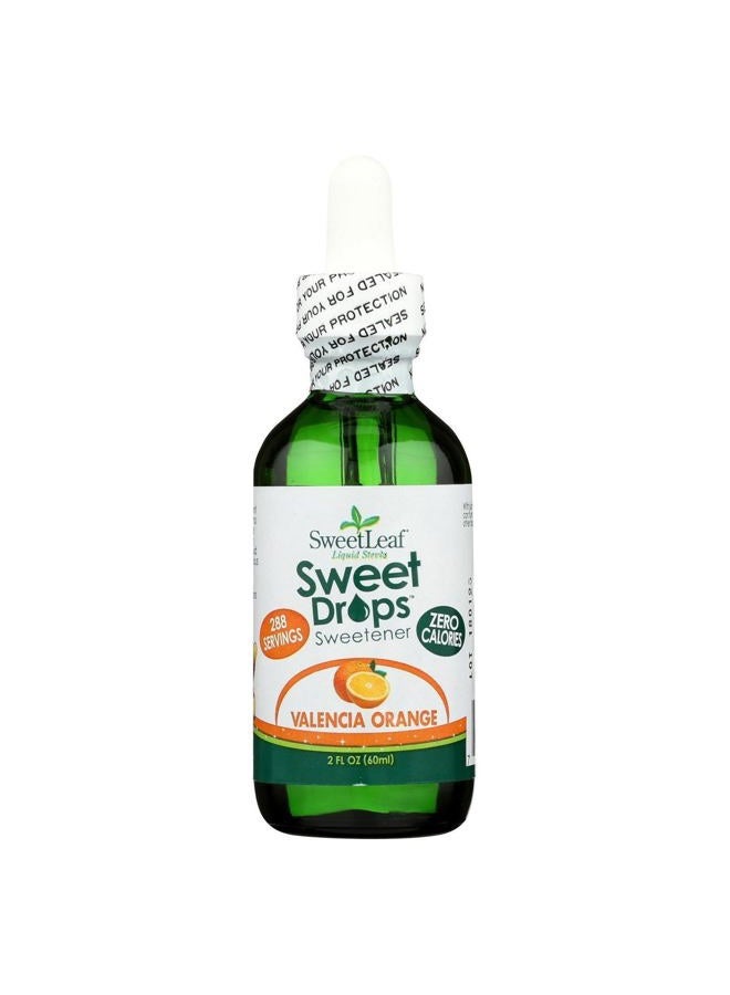 Sweet Leaf Sweet Drops Sweetener Valencia Orange 2 Oz Bottle