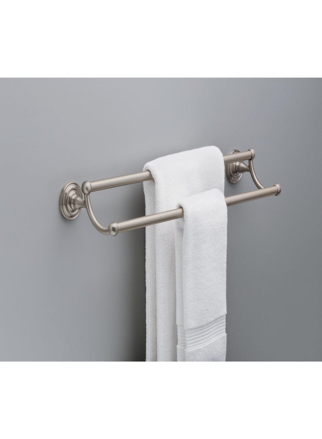 Delta Faucet 138278 Greenwich Double Towel Bar, Satin Nickel - Image 2