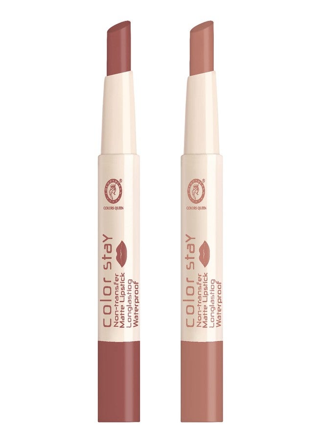 COLORS QUEEN Lipstick Nudit & Nude (Matte) - Image 1