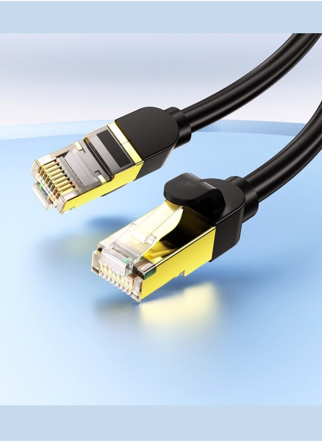X-PRO5 - Cat8 Network Lan Cable 1Meter High Speed 40Gbps 2000MHz RJ45 Internet Gold Plate Ready Cable Double Shielded Ethernet Cable - Image 1