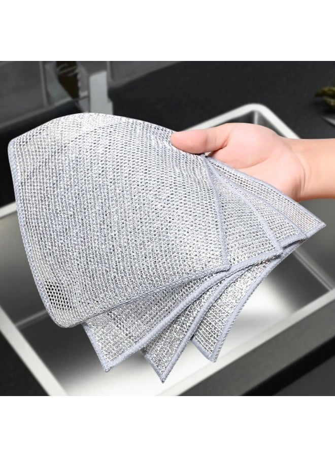 30-Pack Super Fine FibeSteel Mesh Sponge PadsDouble-Sided Kitchen DishScrubber, for Utensils andCookware, IndustrialCommercial Cleaning Tool, - Image 3