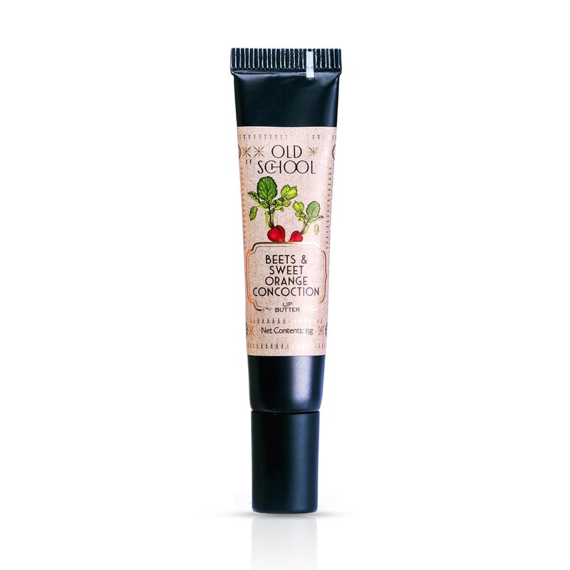 OLD SCHOOL Rituals Beets Sweet Orange Concoction Lip Butter Lip Balm For Dark Lips Softens Repairs Dry Chapped Lips Infused With Natural Beets Sweet Orange Extracts 15G - Image 1