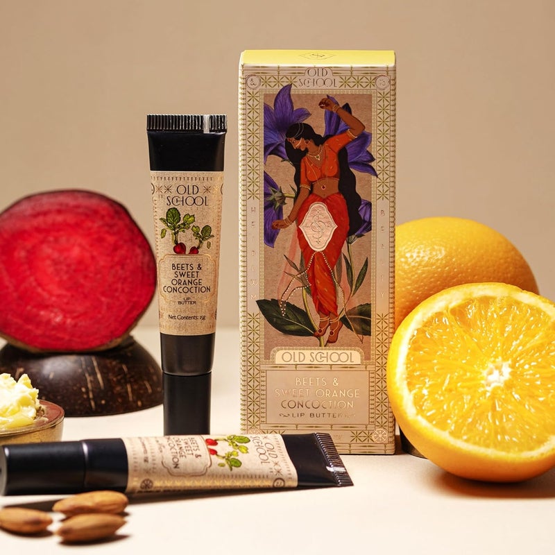 OLD SCHOOL Rituals Beets Sweet Orange Concoction Lip Butter Lip Balm For Dark Lips Softens Repairs Dry Chapped Lips Infused With Natural Beets Sweet Orange Extracts 15G - Image 2