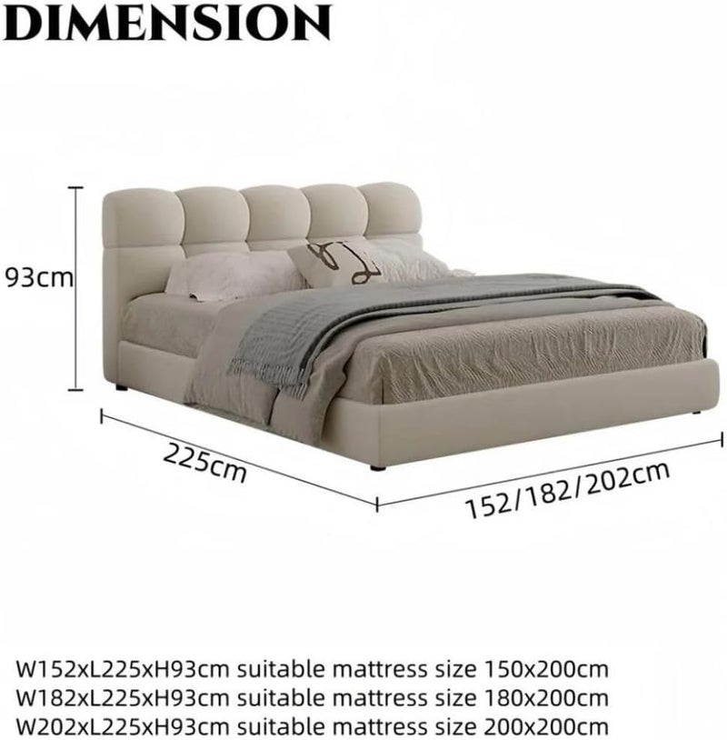 Comfynest Modern Velvet Platform Bed Frame - Image 2