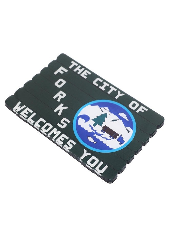 إيه أس في بي شوب مدينة فوركس ترحب بكم - مغناطيس ثلاجة - منتجات وديكورات لمحبي سلسلة توايلايت، منتجات لمحبي الكتب - Image 2