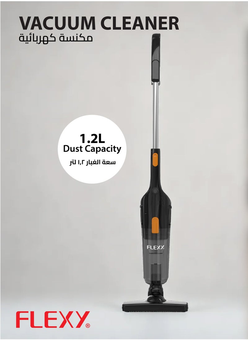 Flexy - Flexy 600W Vacuum Cleaner with High-Efficient Copper Motor, 3-in-1 Design, HEPA Filter, 16Kpa Suction, 1.2L Dust Capacity, Washable Filter, Low Noise, 2-Year Warranty - Image 1