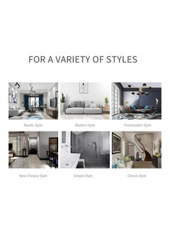 NIBEMINENT Wall Mounted Paper Towel Dispenser Black 27.30x8.70x21.50cm  - Image 4