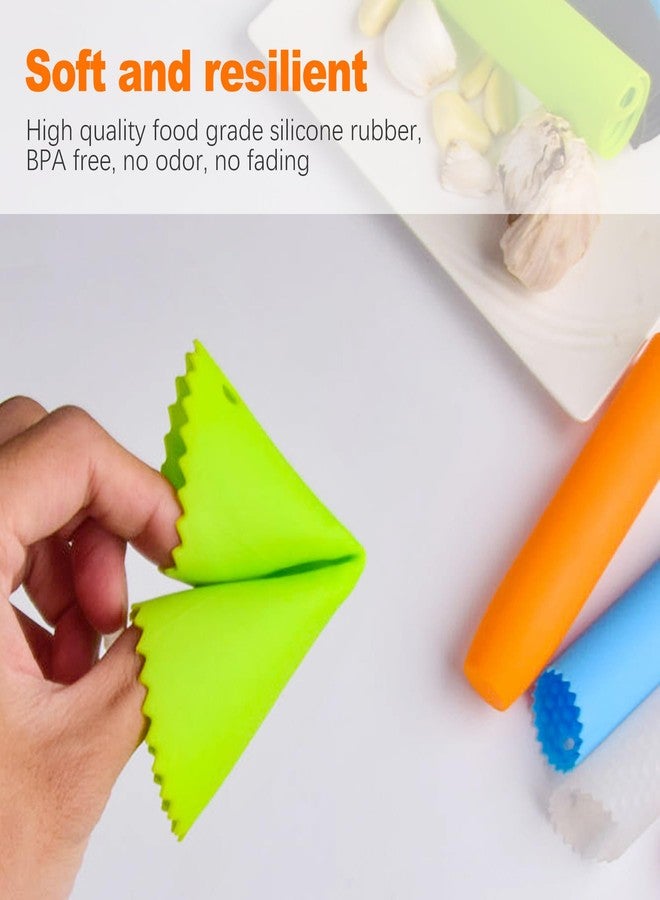 CoguZed 3pcs Silicone Garlic Peeler Tube Roller, Effortless Skin Remover, Garlic Roller, Garlic Rocker, Easy-Clean for Kitchen, Premium Durable Design - Image 4