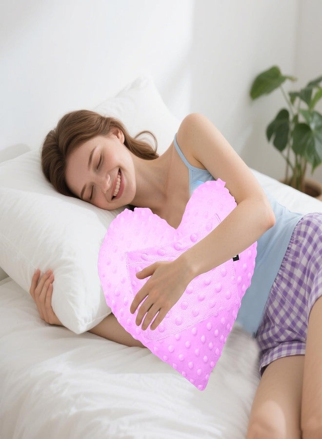 LYMOI Heart Surgery Pillow for Open Heart Surgery,Chest Pillow with Pocket, Surgery Recovery Gifts for Patients Minky Dot (Purple) - Image 4