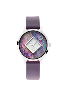 fastrack Fastrack x Ananya Panday-Fit Out Analog Multicolor Dial Women's Watch-NN6210SL02, Purple, strap  - Image 1