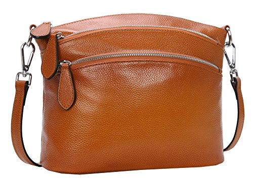 HESHE Women’s Crossbody Handbags Leather Purses Shoulder Bags Designer Hobo Satchel Bags Ladies Cross Body Tote Purse (Sorrel) - Image 2
