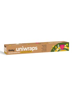 Oddy Uniwraps Oddy Uniwraps Brown Food Wrapping Paper 12 x 5 Mtrs Unbleached Chlorine Free 