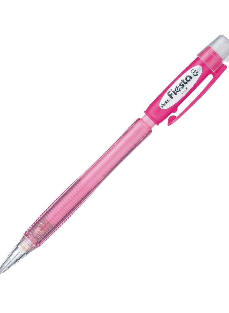 Pentel 2-Piece Fiesta Mechanical Pencil 0.5mm Tip Assorted Barrel Colours - Image 4