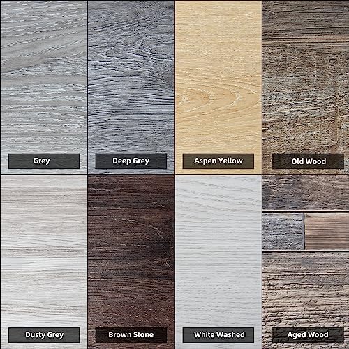Art3d Peel and Stick Floor Tile Vinyl Wood Plank Samples Set of 8, Rigid Surface Hard Core Easy DIY Self-Adhesive Flooring - Image 2
