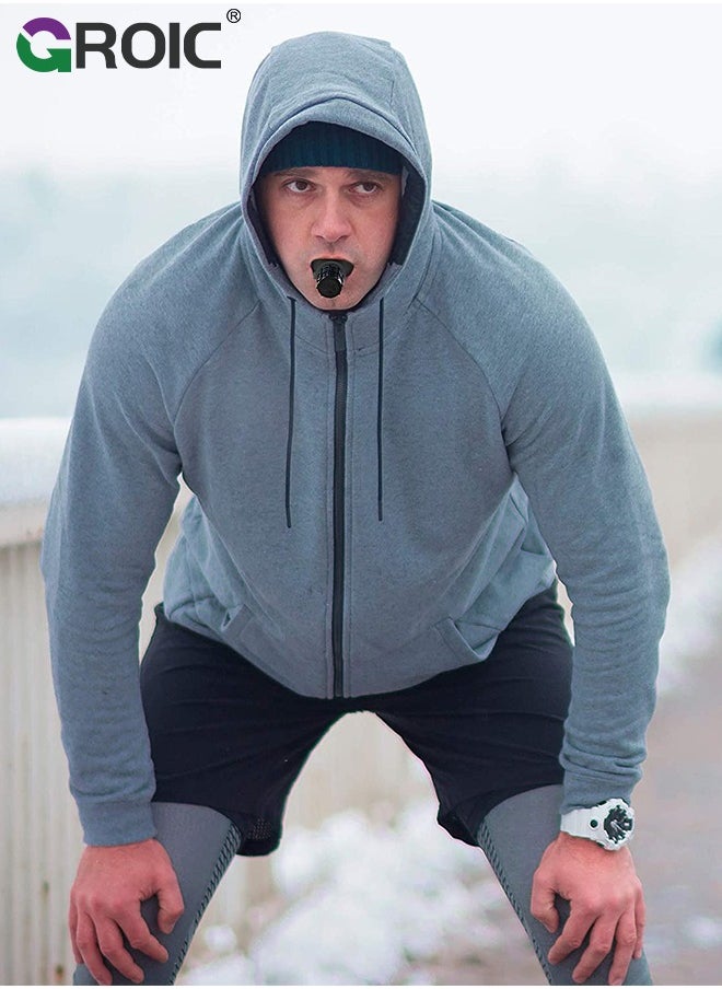 GROIC - Lung Exerciser Expander Device，Breathing Exercise Device for Lungs,silica gel Deep Breathing Exercise Trainer, Increase Lung Capacity, Improve Sleep - Image 1