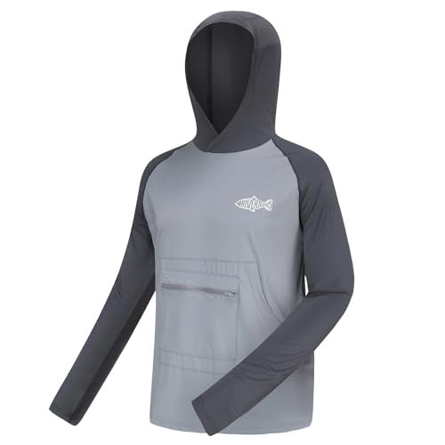 Riverruns UPF 50 Rash Guard Hoodie Shirts Swim Hoodie Sun Protection Shirts Long Sleeve UV Sun Hoodie - Image 1
