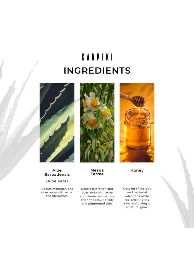 KANPEKI Skin Mist Tonic|Facial Mist|Reduces Sensitivity&Discoloration,Provides Hydration,Counteracts Sign Of Ageing|Contains Aloe Vera,Honey&Mesua Ferrea|Japanese Skin Care Product|All Skin Types|60G - Image 4