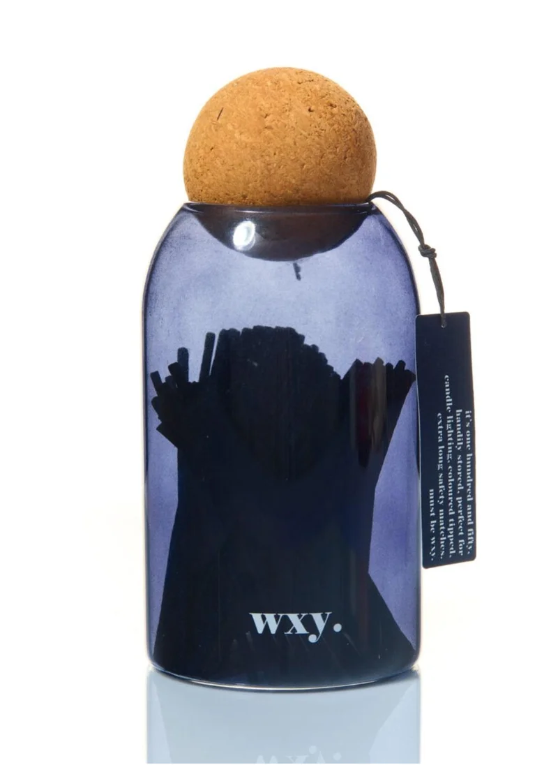 WXY Cork Ball Matches- Midnight Navy -150 safety matches