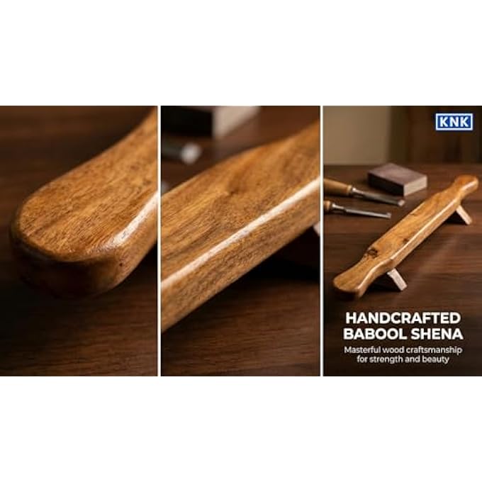 rayihni Shena Push Up Bar Fitness Indian Club Meel Karla Katai Fitness Durable Wooden Equipment - 2.5 Ft - Image 3