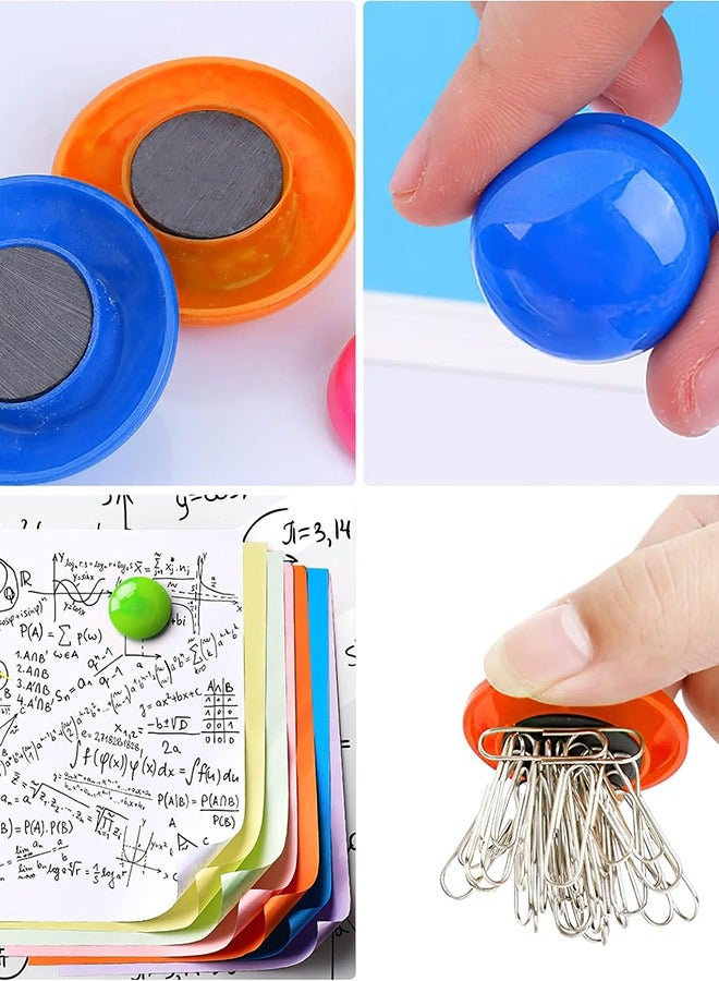Generic 1.2 Inch Round Magnetic Button with 5 Assorted Colors for Office, Fridge & Lockers - Image 5