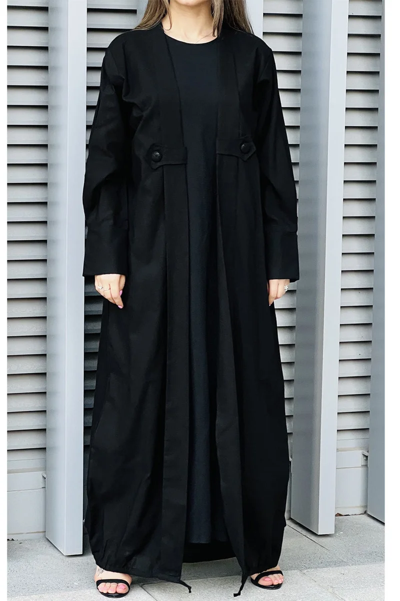 Moistreet Flared Sleeve Abaya