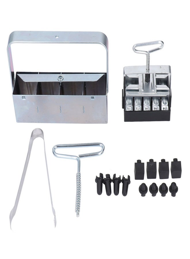 Soil Block Maker Mini Hand Held Soil Blocking Tool Comfortable Handle Gardening Tool - Image 1