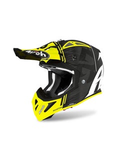 Airoh Helmets Aviator Ace Kybon Yellow Matt Size-Medium
