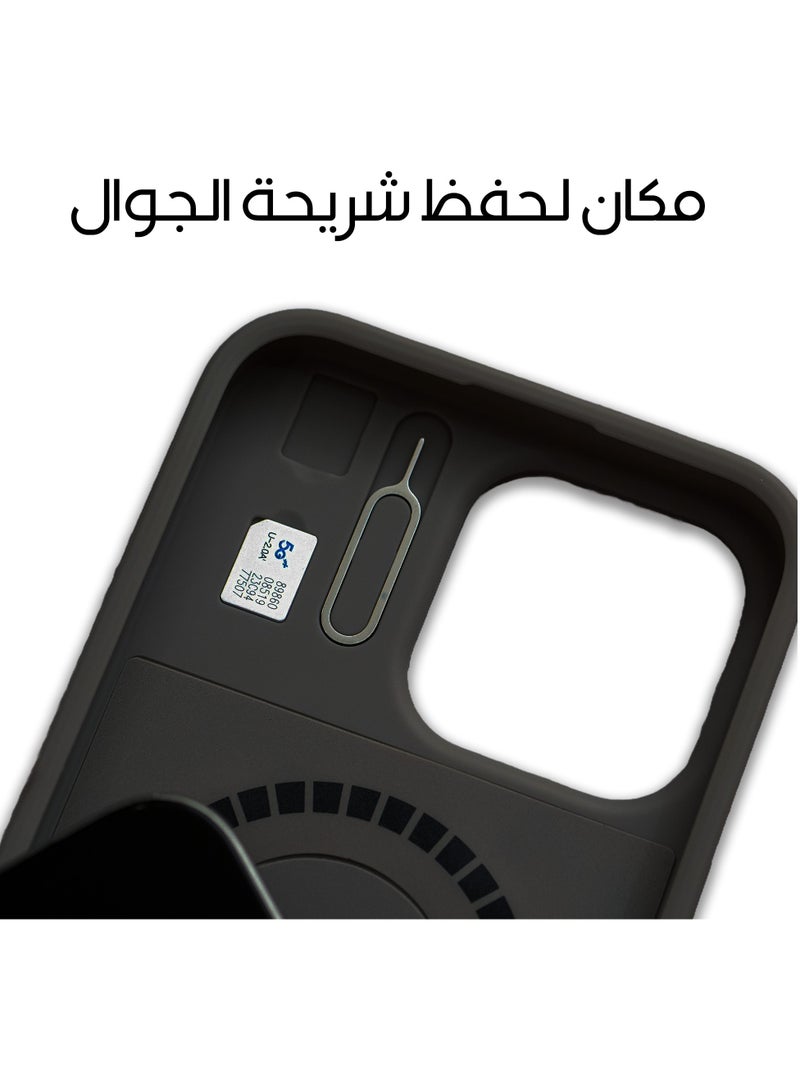 ماس كفر ماس ايفون 15برو إنڤينيت ماج سيف 6 في 1أسود - Image 5