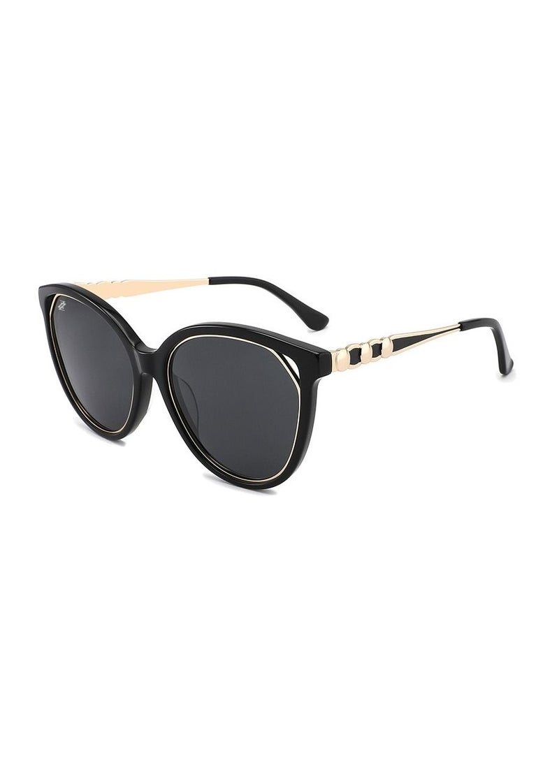 Ziazone Acetate Metal Cat Eye Sunglasses - Image 1