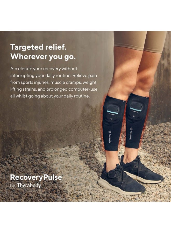 Theragun RecoveryPulse Calf Sleeve by Therabody, Compression and Vibration Sleeve for On The Go Relief, Reduce Soreness and Pain in Lower Legs, Increase Flexibility, Extra Extra Large - Image 5
