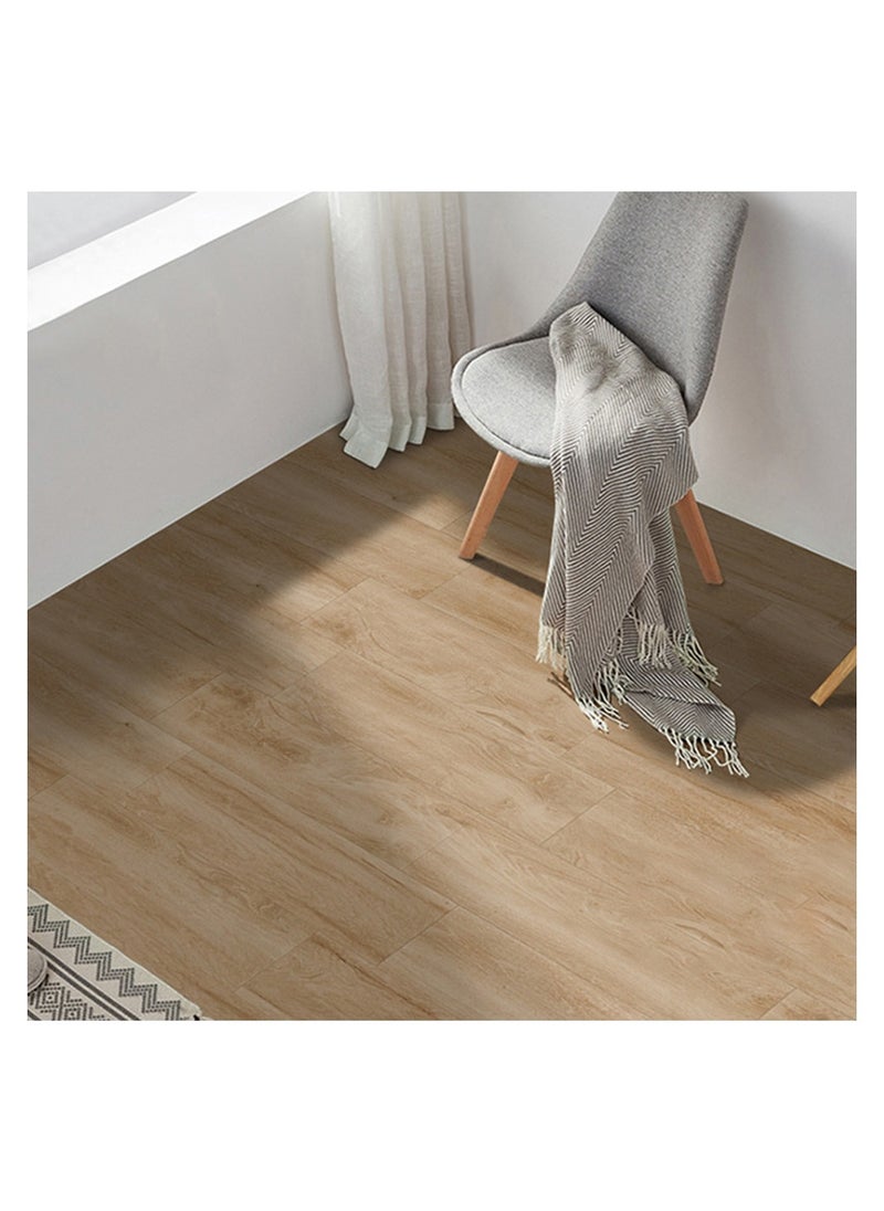 Wood Grain Floor Stickers Thickened Pvc Tile Plank Stickers Paper Moisture-Proof Matte Waterproof Floor Stickers Self-Adhesive