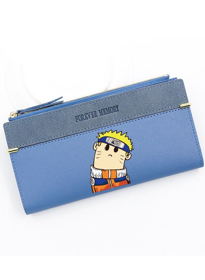 KUYING New Naruto Printed Waterproof Wallet 
