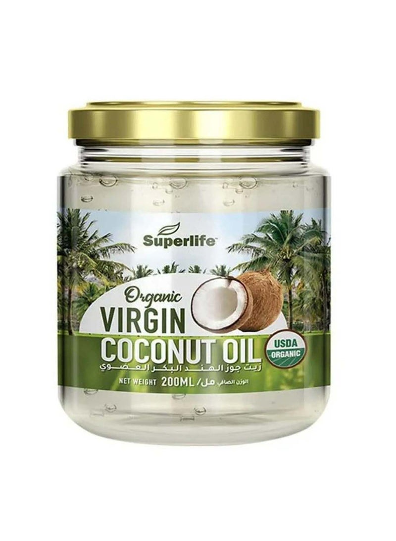 SuperLife  Organic Virgin Coconut Oil 200ml