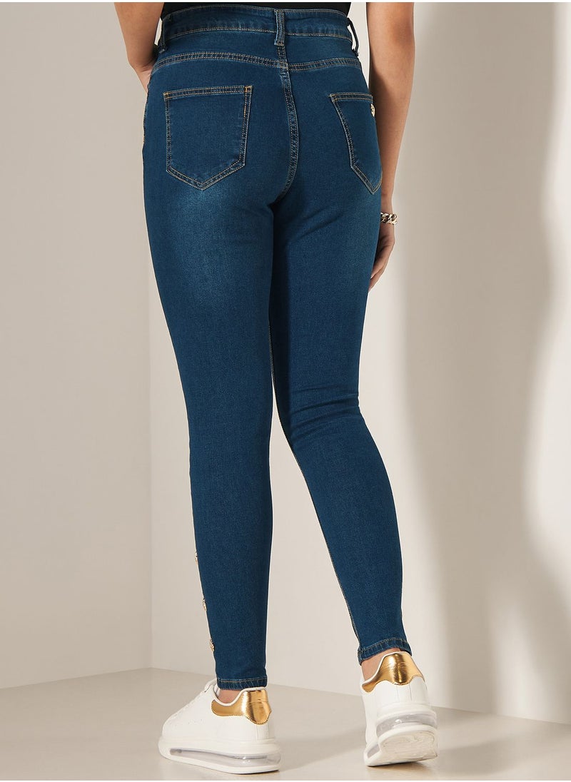 2Xtremz - High Waist Skinny Jeans - Image 1